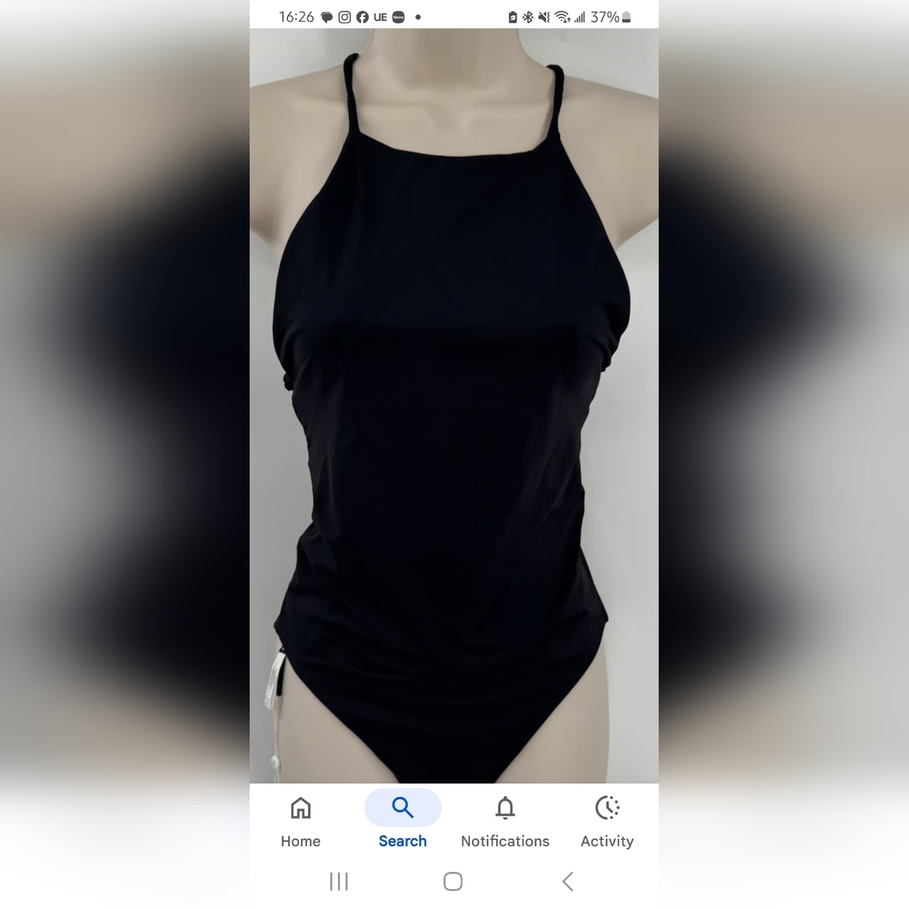 SKIN Brand New Black One Piece Swimsuit